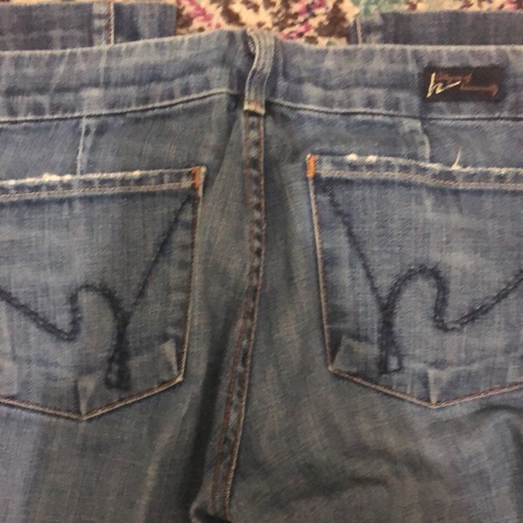 COH FAYE STRETCH low waist full leg Jeans SZ 27 - Picture 7 of 14